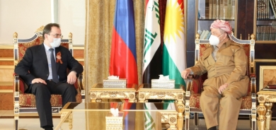 الرئيس بارزاني والسفير الروسي لدى بغداد يبحثان الوضع السياسي في العراق وسوريا