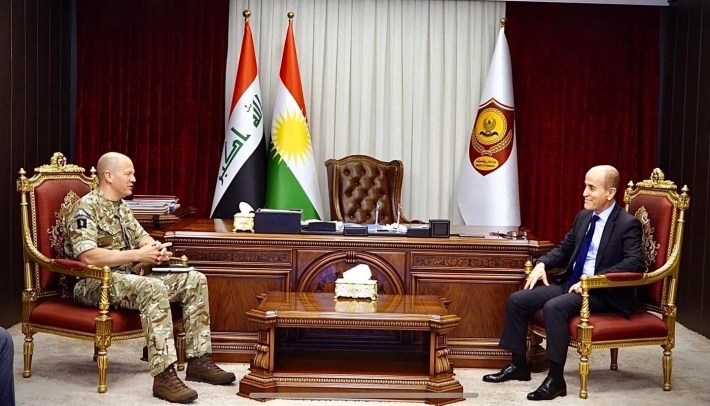 وزارة البيشمركة تبحث مع مستشار بريطاني معوقات تشكيل اللواءين المشتركين مع الجيش العراقي