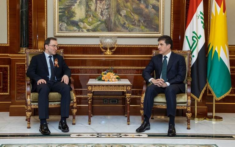 نيجيرفان بارزاني يبحث مع السفير الروسي تطورات الأوضاع السياسية في العراق
