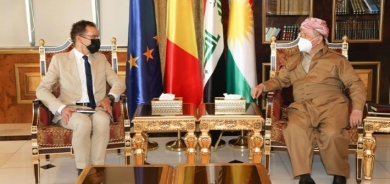 الرئيس بارزاني والسفير البلجيكي يبحثان العملية السياسية ومسار تشكيل الحكومة العراقية