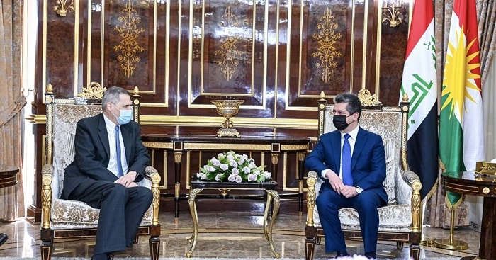 PM Masrour Barzani received US Ambassador to Iraq