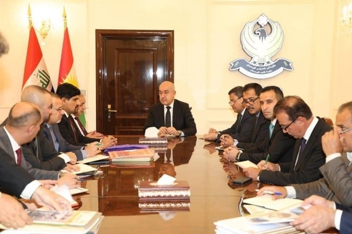 وزير كهرباء كوردستان يستقبل وفداً من وزارة الصناعة وممثلين عن شركات عراقية