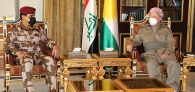 الرئيس بارزاني يبحث مع وفد عسكري – أمني عراقي مستجدات الحرب ضد الإرهاب وأوضاع ‹المتنازع عليها›