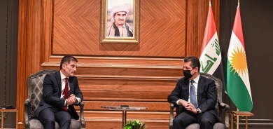 PM Masrour Barzani meets the German Consul General in Erbil