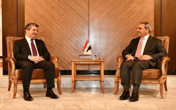 بغداد .. رئيس حكومة إقليم كوردستان يلتقي رئيس مجلس القضاء الأعلى في العراق