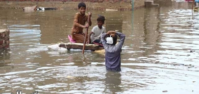 بەهۆی بارانبارین لە پاکستان ٣٤٣ کەس گیانیانلەدەستدا