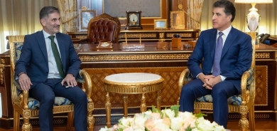 President Nechirvan Barzani receives the outgoing Consul General of Germany