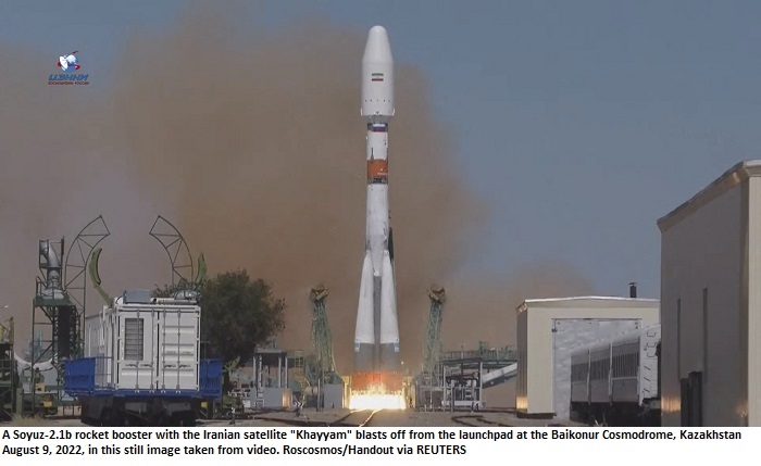 Russia puts Iranian satellite into orbit