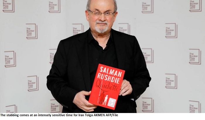 Activists accuse Iran of responsibility for Rushdie attack