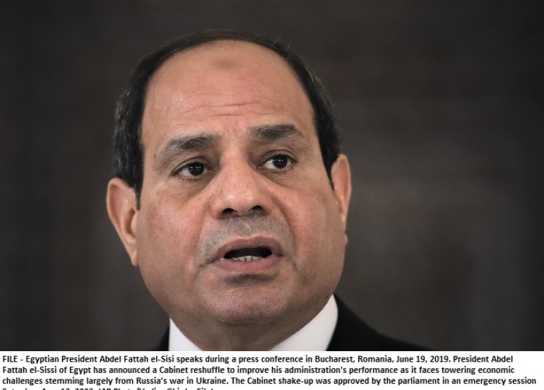Egypt appoints 13 new ministers in Cabinet reshuffle