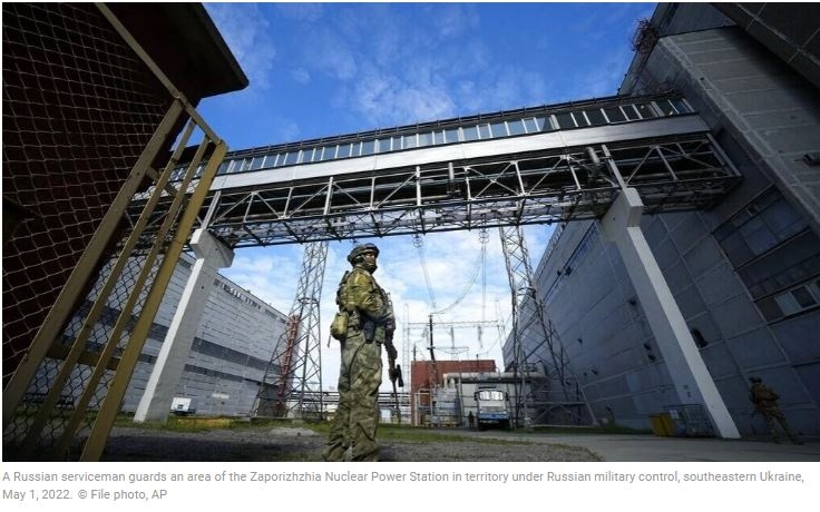 Russian shelling of towns near Zaporizhzhia nuclear plant renews fear of radiation leak