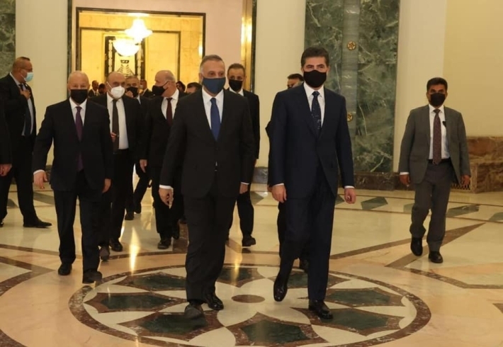 رئيس إقليم كوردستان ينقل مبادرة الرئيس بارزاني إلى الأطراف السياسية العراقية