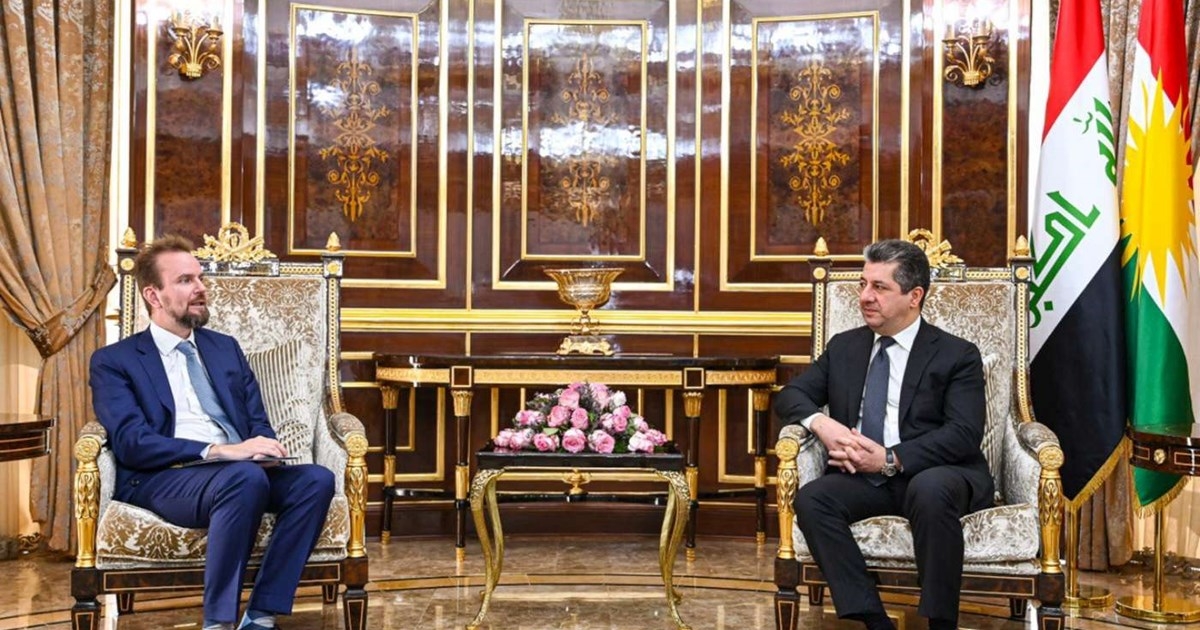 PM Masrour Barzani meets with EU delegation