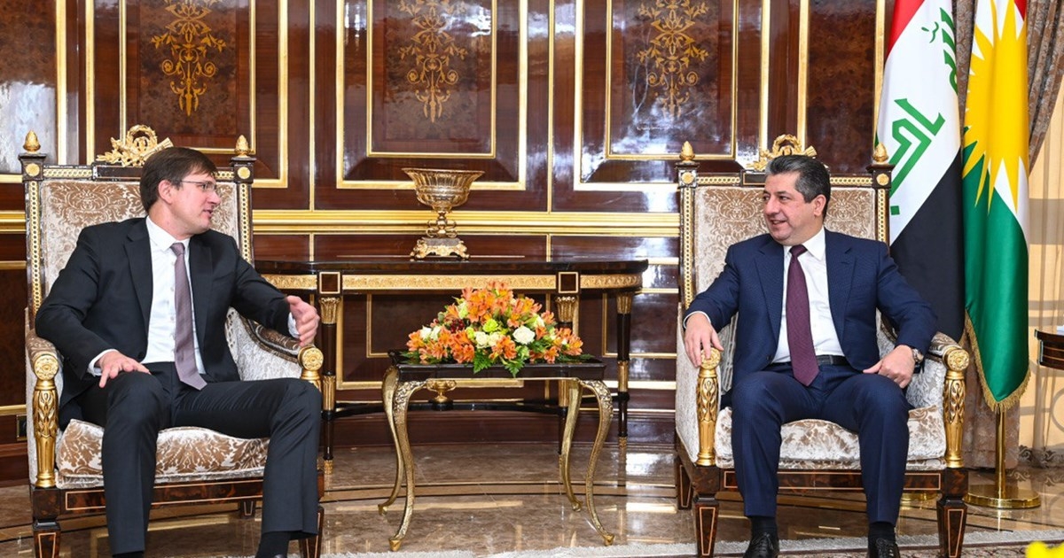 PM Masrour Barzani meets new Russian Consul General