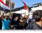 Cleric’s supporters again storm Baghdad’s government zone