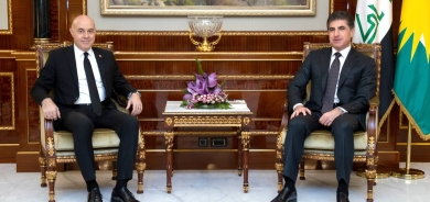 President Nechirvan Barzani and PM Msrour Barzani separately received the Ambassador of Turkey