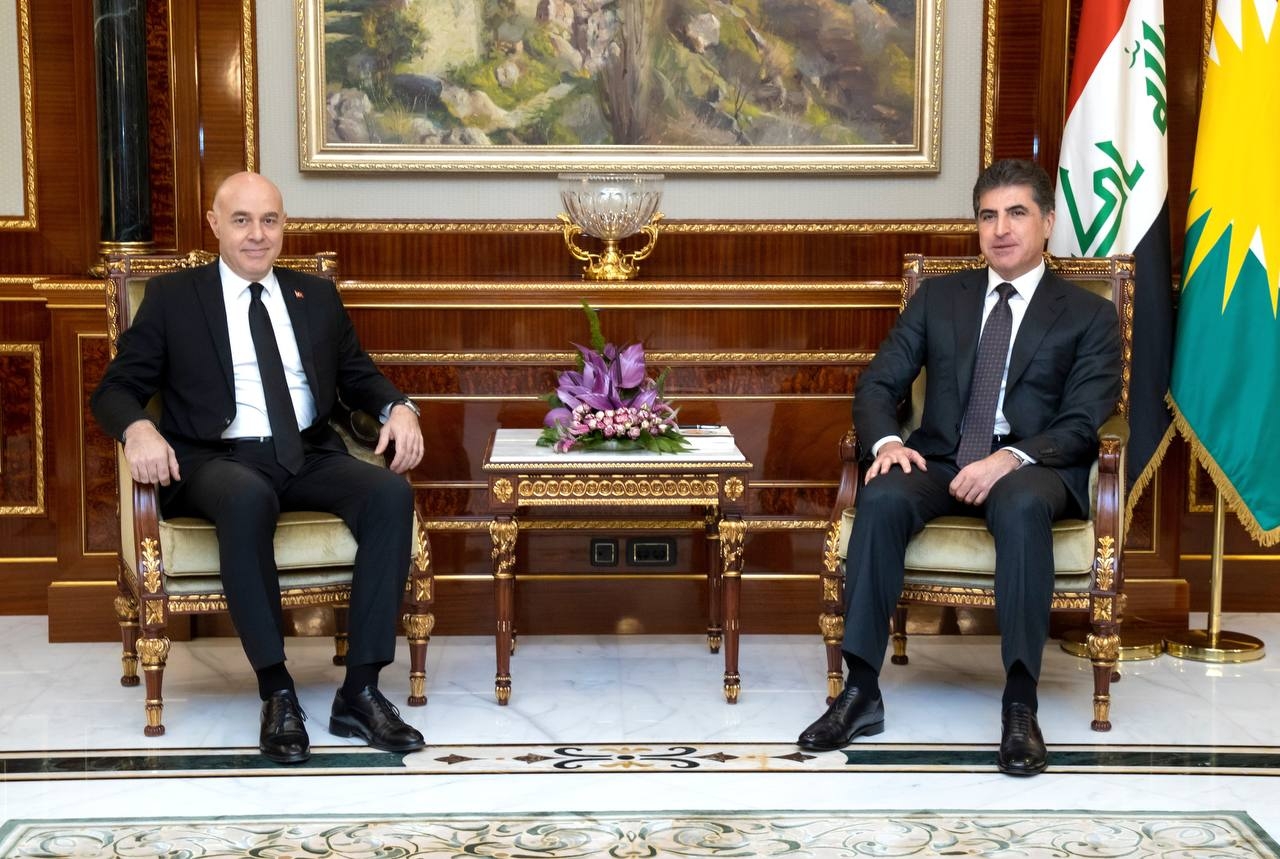 President Nechirvan Barzani and PM Msrour Barzani separately received the Ambassador of Turkey