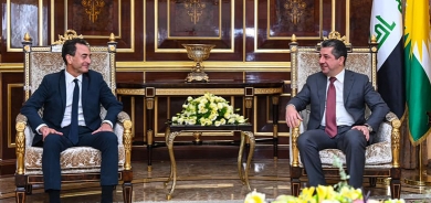 مسرور بارزاني وإيريك شوفالييه يتباحثان حول الوضع السياسي في العراق