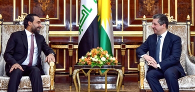 مسرور بارزاني يتلقى تهنئة من رئيس مجلس النواب العراقي