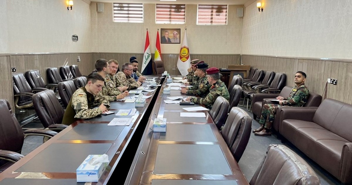 Ministry of Peshmerga discuss 2023 military cooperation plan with German advisory team