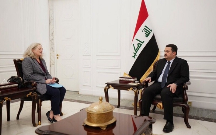 السفيرة الأمريكية في بغداد: ناقشنا مع السوداني التعاون الأمني والخدمي والإنساني بين بغداد وأربيل