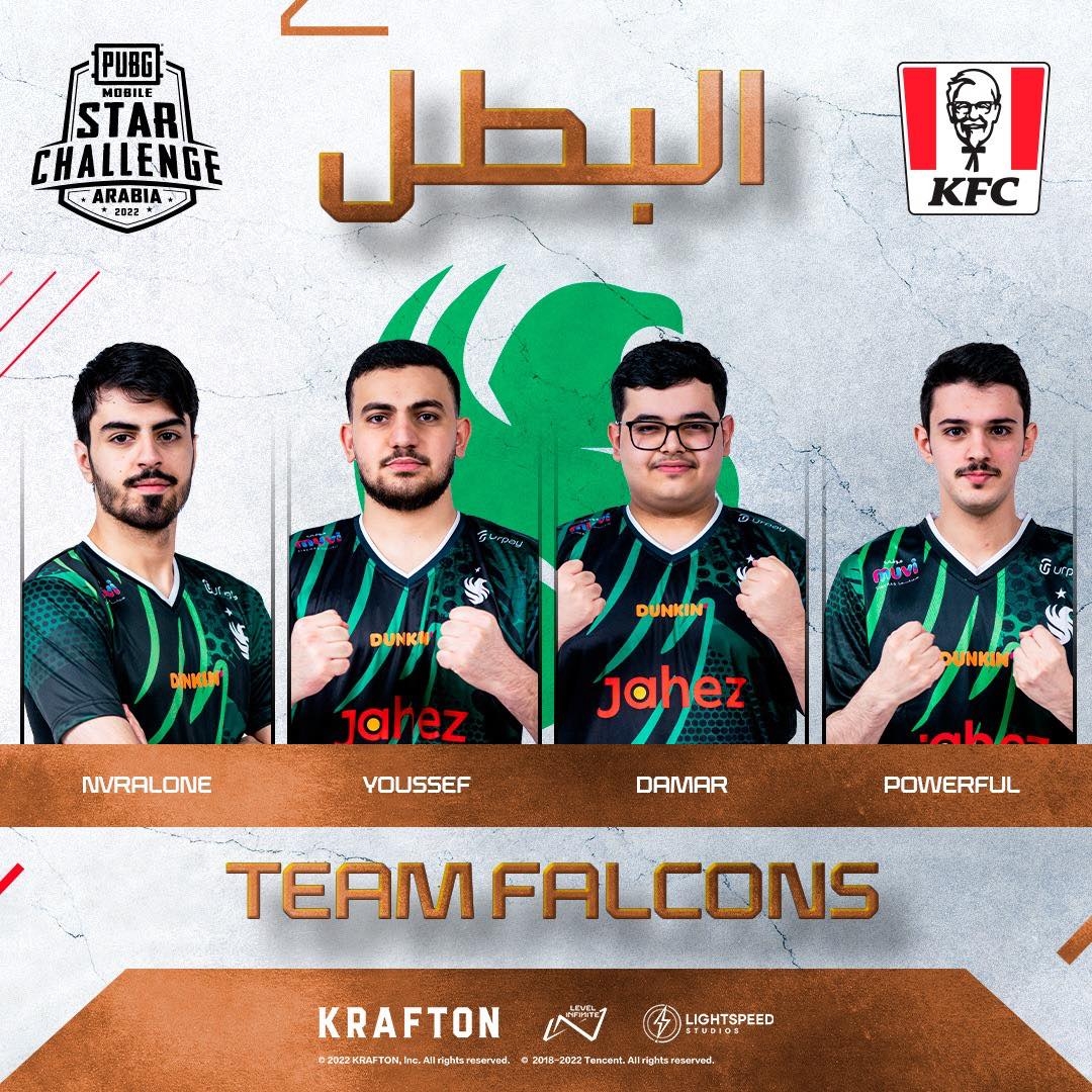 TEAM FACLONS پلەی یەکەمی بەدەستهێنا و 15,000 دۆلاری بەدەستهێنا لە پاڵەوانێتی PUBG