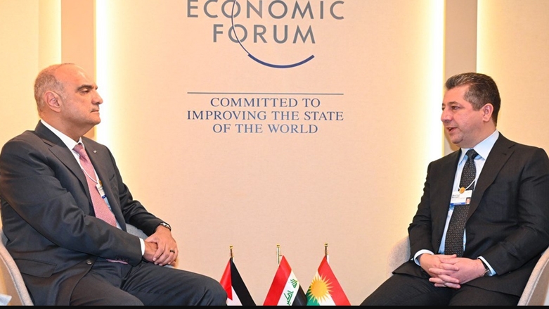 منتدى دافوس| رئيس حكومة إقليم كوردستان يلتقي نظيره الأردني
