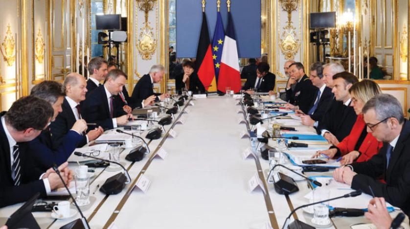تشديد فرنسي ـ ألماني على «تقديم أي دعم ضروري» لأوكرانيا