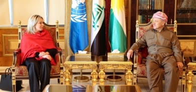 الرئيس بارزاني وممثلة الأمم المتحدة في العراق يؤكدان ضرورة تنفيذ اتفاق التطبيع في شنگال