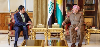 الرئيس بارزاني يستقبل قنصل الكويت في أربيل