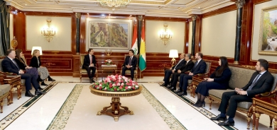 رئيس اقليم كوردستان يلتقي السفير البريطانيي لدى العراق