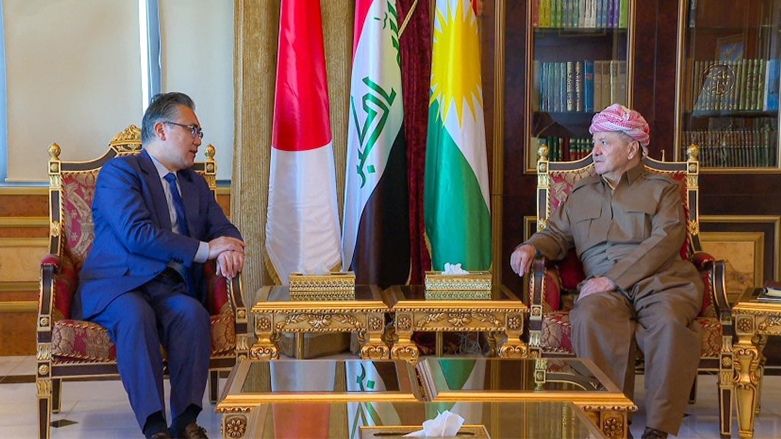 الرئيس بارزاني يستقبل سفير اليابان الجديد لدى العراق