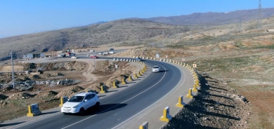 Construction works begin to design two-sided strategic road in Soran