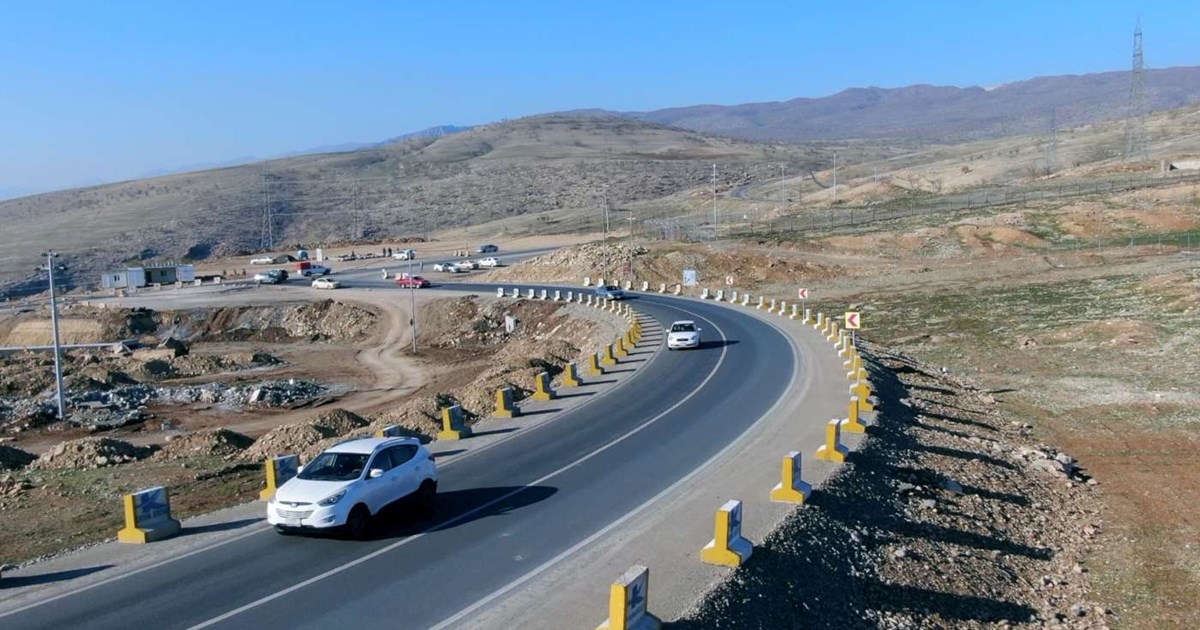 Construction works begin to design two-sided strategic road in Soran