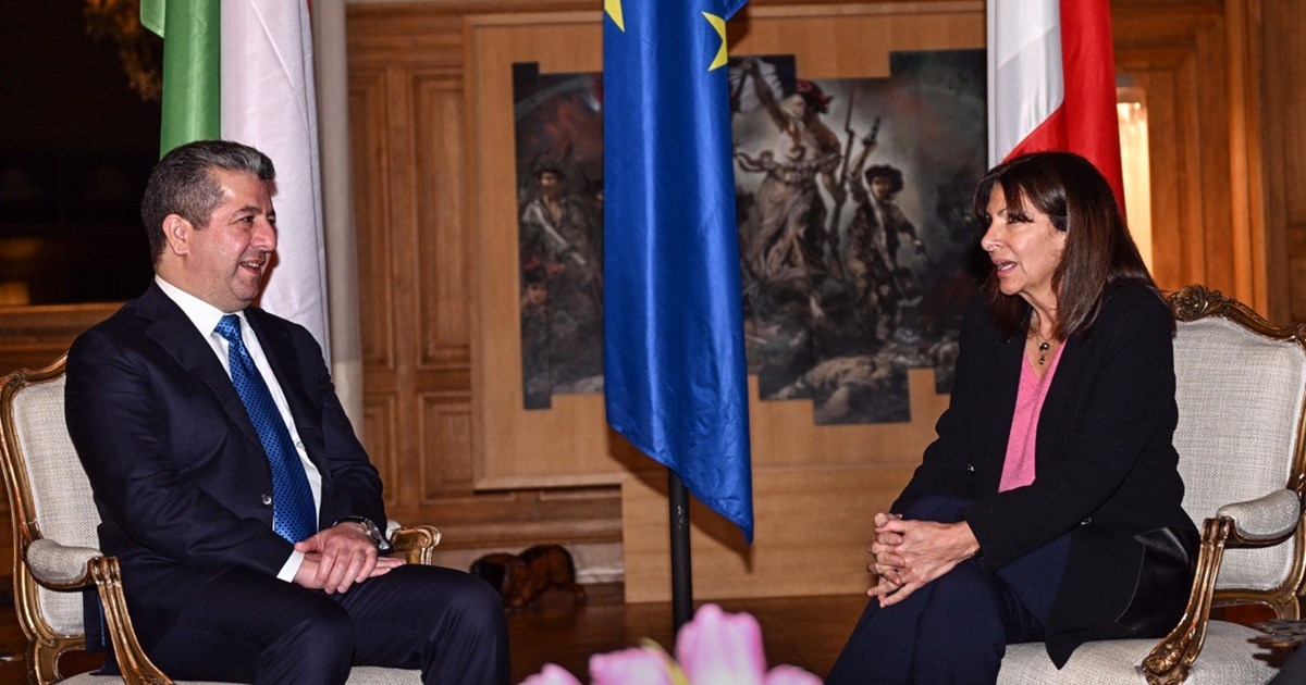 Prime Minister Barzani meets with the Mayor of Paris