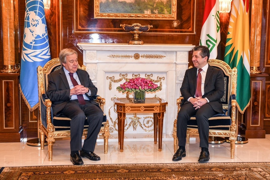 Guterres: Kurdistan di dilê min de xwedan cîheke taybete