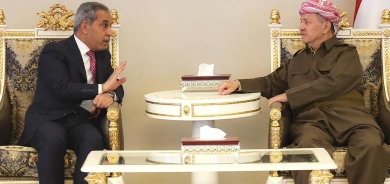 الرئيس بارزاني يجتمع مع رئيس مجلس القضاء الأعلى العراقي
