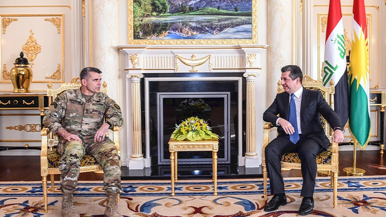 رئيس حكومة إقليم كوردستان يستقبل القائد العام لقوات التحالف الدولي في العراق وسوريا