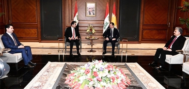 مسرور بارزاني يستقبل نائبي رئيس مجلس النواب العراقي