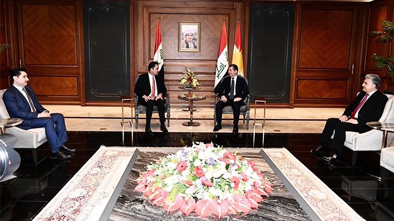 مسرور بارزاني يستقبل نائبي رئيس مجلس النواب العراقي