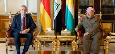 الرئيس بارزاني يبحث مع السفير الألماني أوضاع العراق وعلاقات أربيل - بغداد