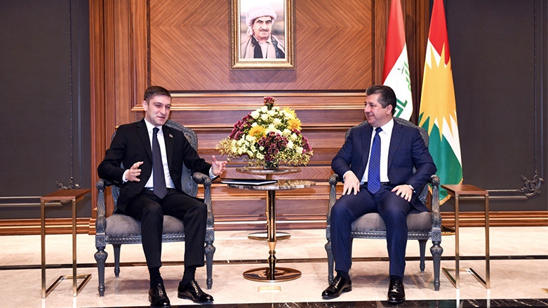 رئيس حكومة كوردستان يستقبل القائم بأعمال سفارة أذربيجان في العراق