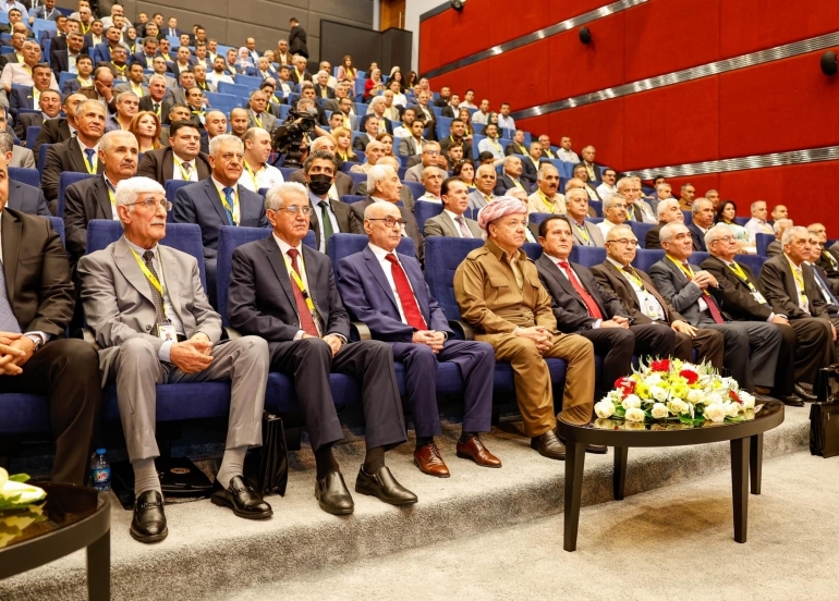 President Barzani Supports Kurdish Unity and National Struggle at 12th Congress of KDP-Syria