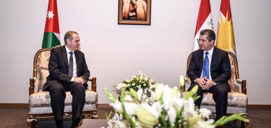 رئيس حكومة كوردستان يستقبل وزير الصحة الأردني