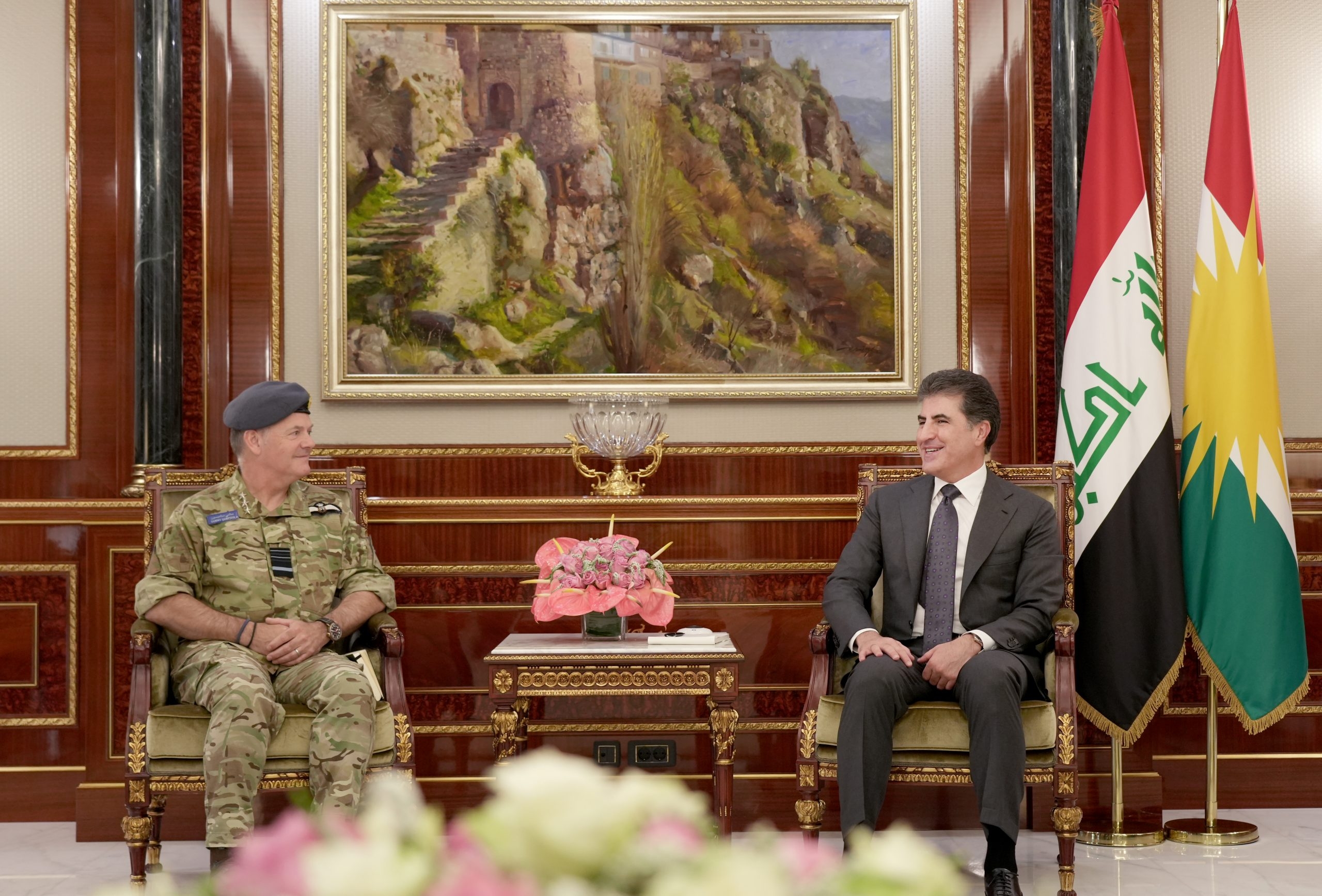 UK Military Delegation Meets with Kurdistan President