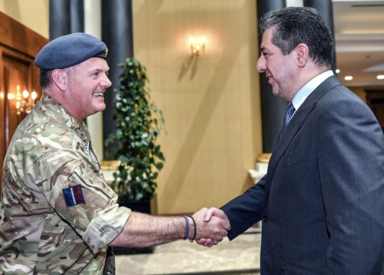 Kurdistan PM Meets with UK Official to Discuss Iraq, Election, and Security