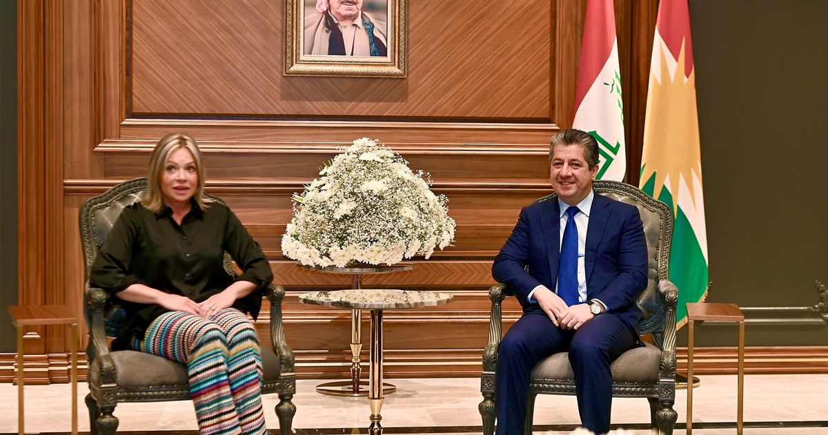 KRG Prime Minister Barzani meets with the head of UNAMI