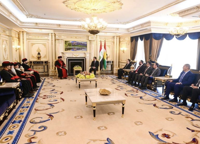 Kurdistan PM Meets with Newly Appointed Patriarch of the Ancient Church of the East