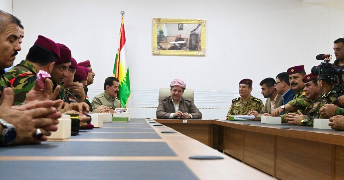 Kurdistan PM Visits Peshmerga Forces in Prde to Commemorate Eid Al-Adha