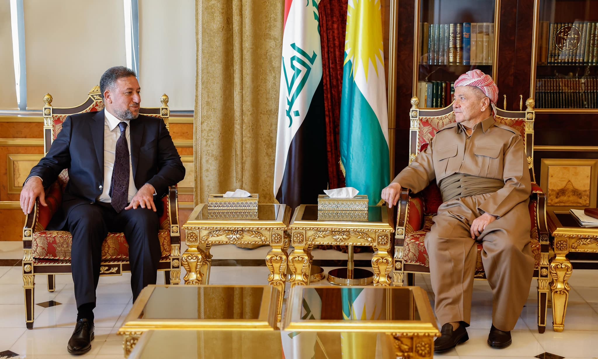 President Barzani Receives High-Ranking Delegation from Sovereignty Alliance